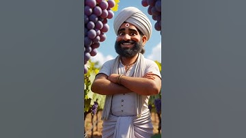 "Hard Work Pays Off 🍇 | Farmer’s Vineyard Story #ai #farmer  #jaidmeel