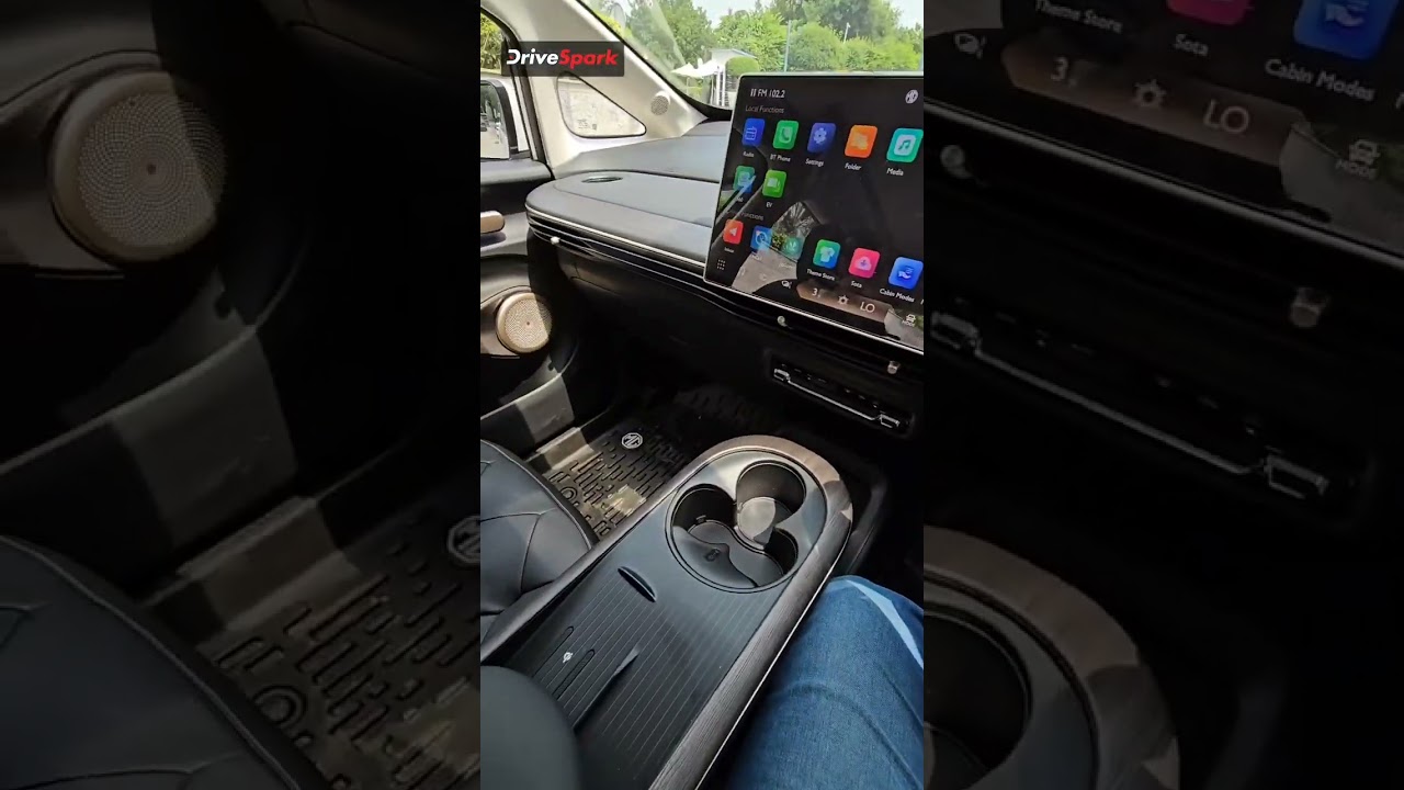 Seat cushioning and comfort of the MG Windsor EV... 