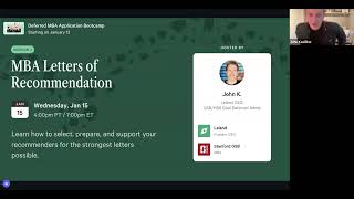 Leland DMBA Application Bootcamp Overview