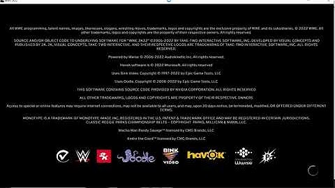 WWE 2K22 full screen (no window)