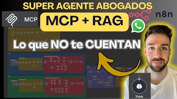 🚨Te Enseño este Super Agente IA Abogados con MCP + RAG en n8n con Búsqueda Avanzada de Documentos