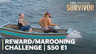 Survivor 50 Day 1 Open & Marooning Challenge | Episode 1