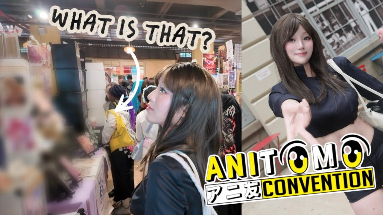What is that at Anitomo Anime Convention?! || Jujutsu Kaisen Shoko Cosplay, Maid Cafes, Artist Alley