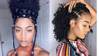 💜💜 BEST NATURAL HAIR STYLES 🔥 - 2020 COMPILATION