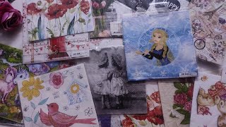 My Decoupage Napkin/Decoupage Paper/Deco Transfer Sheets Collection| Itsy Bitsy
