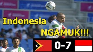 Asian Games 2014 | INDONESIA vs TIMOR LESTE 7-0 Highlights