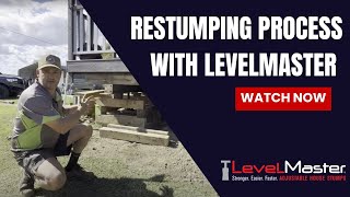 Ever wondered the process of raising and restumping a house with adjustable house stumps