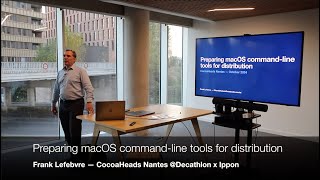 Frank Lefebvre — Preparing macOS command line tools for distribution