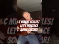 Finding a lil harmony with the C natural, harmonic, and melodic minor scales! #guitar #music