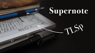 Is the Supernote better than paper for TLSp?