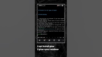 Glow In Termux 🔥🔥🔥 #termux #shorts