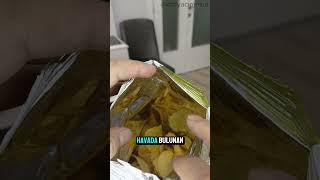 Cips Paketlerinin Yarısı Neden Boş?(Why Are Half of Chips Packets Empty?)  #kimya #experiment #bilim