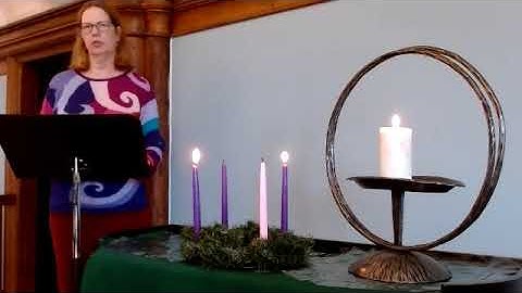 Advent Wreath Lighting - Week 3 - December 12, 2021