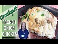 CROCKPOT FRENCH ONION CHICKEN RECIPE | Dump and Go Slow Cooker Recipe