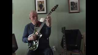 John Abercrombie playing his newest McCurdy guitar. chords