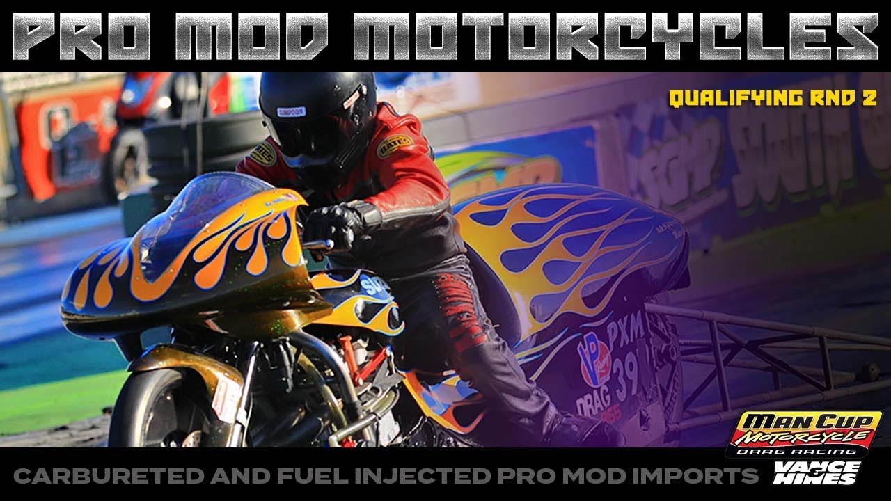 Man Cup Pro Mod Motorcycle Drag Bikes Carbureted & Fuel Injected