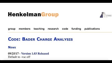 3_Cara perhitungan bader analysis untuk VASP user