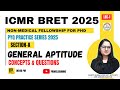 General Aptitude Question Practice | Lec -1 | PYQ series | ICMR BRET 2025 | PRIMELEARNING