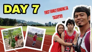 DAY 7 PINAS VLOG FIRST FAMILY BONDING IN TRACK OVAL TAGAYTAY CITY LIKOD BAHAY TO