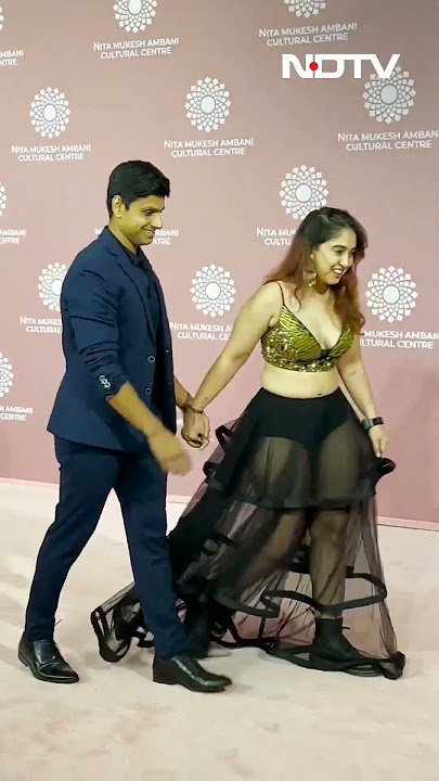 Ira Khan Arrived With Fiance Nupur Shikhare At Ambani Event