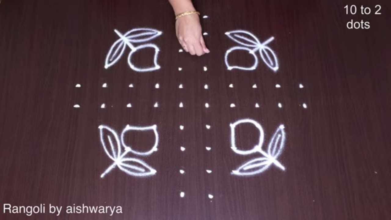 Telugu Ugadi Panduga Rangoli