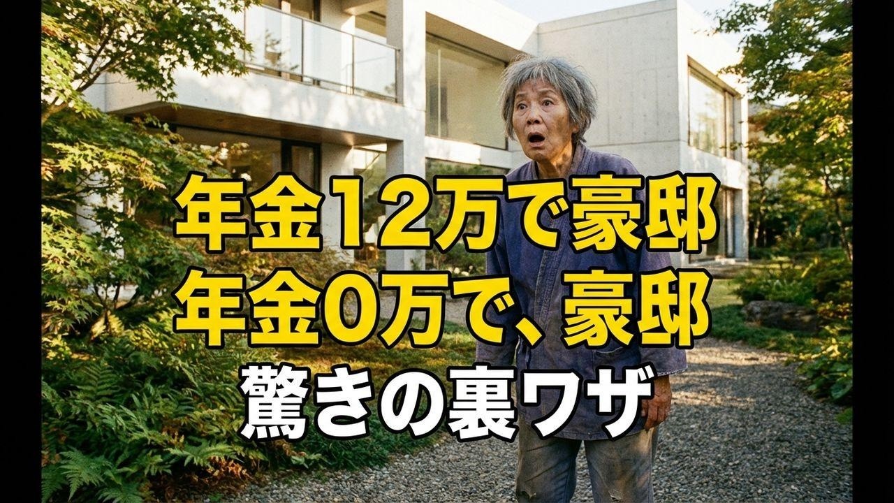 72歳、年金12万円で豪邸暮らし？友人の隠された裏ワザ