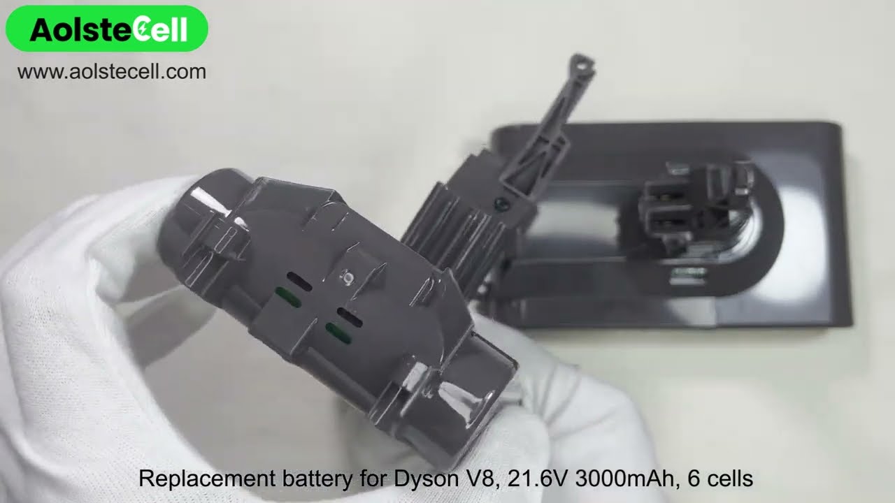 Replacement battery for Dyson V8 (4400mAh 6 cells & 6600mAh 9 cells )
