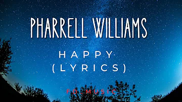 HAPPY - PHARRELL WILLIAMS (Lyrics)