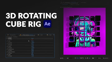 3D Rotating Cubes with this Insane After Effects Rig! 💥🔥 | FREE Download in Description