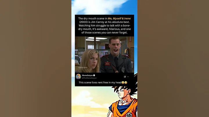 The dry mouth scene in Me, Myself & Irene (2000) is Jim Carrey at his absolute best.