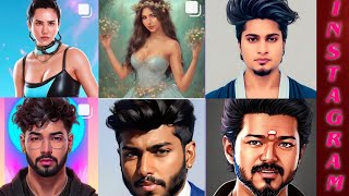 Trending Instagram photos editing ️? How To Edit Instgram Trending photo edit tamil | lensa ai edit