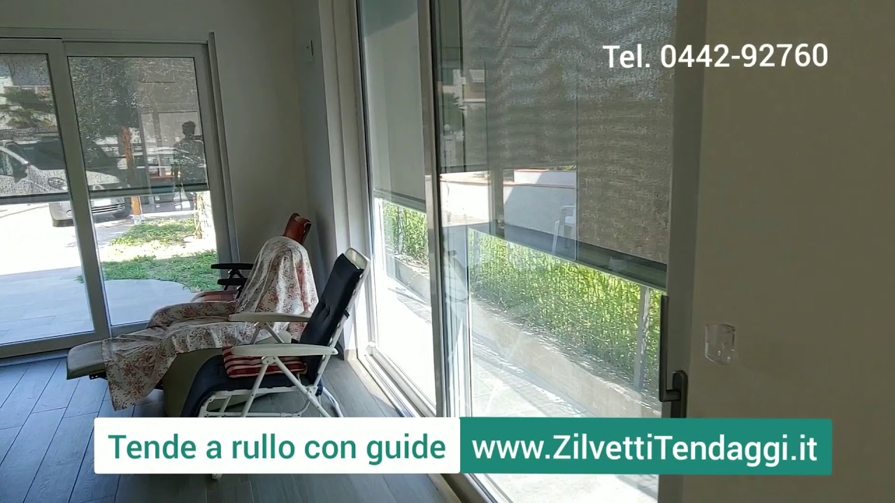 Guide Per Rullo Tende a rullo per esterno con guide laterali in alluminio e pvc ...