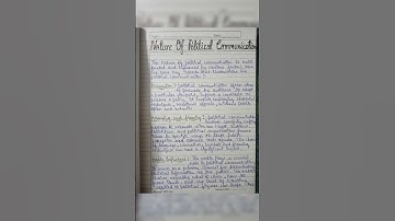 What is the meaning of political communication ?