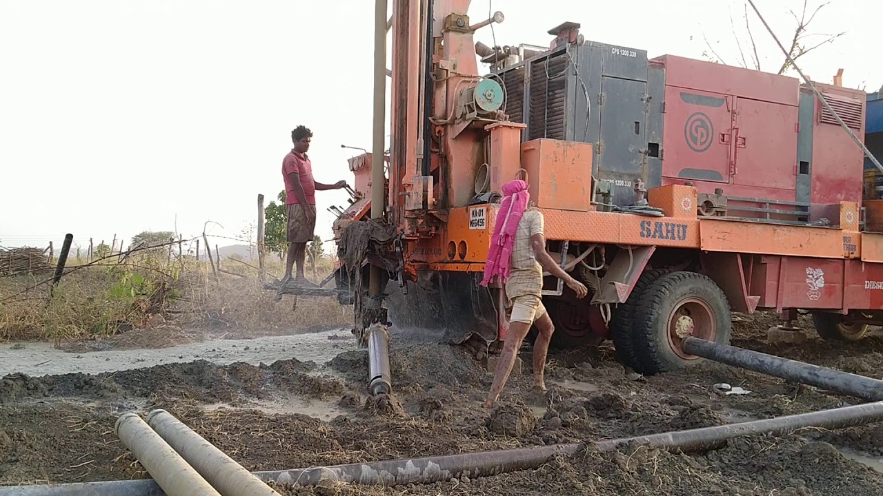 borewell drilling Machine Motor 50 Feet Deep Boring 10 Hp Motor