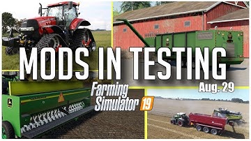 NEW CASE AND JOHN DEERE MODS | MODS IN TESTING | FARMING SIMULATOR 19