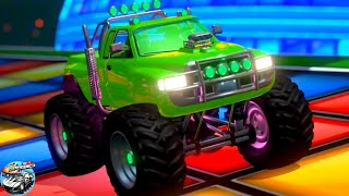 Wheels On the Monster Truck - Fun Truck Vehicle Rhyme by Speedies