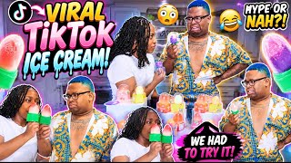 CONVINCING MY ANGRY BROTHER TO TRY VIRAL TIKTOK ICE CREAMS WITH ME EXTREMELY HILARIOUS