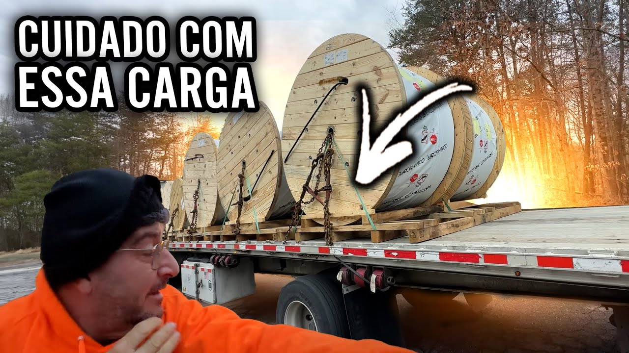 CHEGAMOS ATRASADOS NO DESCARREGAMENTO- TOME MUITO CUIDADO COM ESSA CARGA