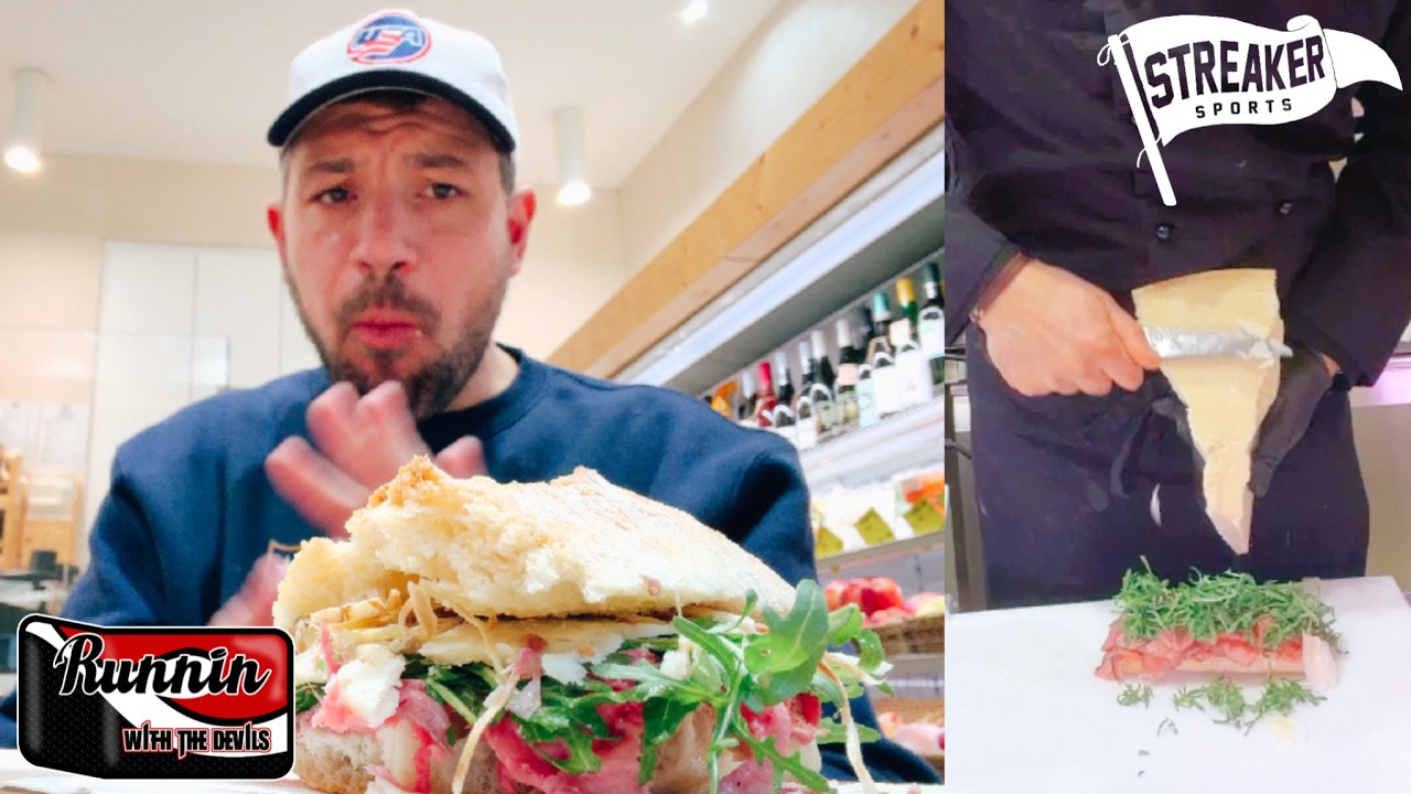 Влог о хоккейном матче на Олимпийских играх в Милане, часть 11. Невероятный сэндвич перед матчем ...