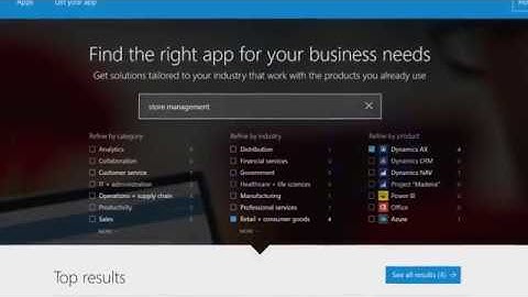 Microsoft AppSource (appsource.com) launch video