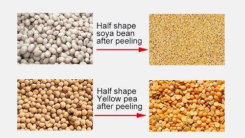 High quality Beans Peeling Machine Soybeans Splitting Machine Dry Bean Peeler Machine