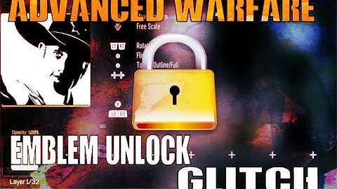 Advanced Warfare | Emblem Editor Glitch | Everything Unlocked In 3 Seconds!!