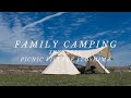 【#18 九州5人ファミリーキャンプ】長男の誕生日キャンプでランドステーションアイボリーPC初張り/糸島ピクニックビレッジオートキャンプ場/シネマティックキャンプvlog/camping