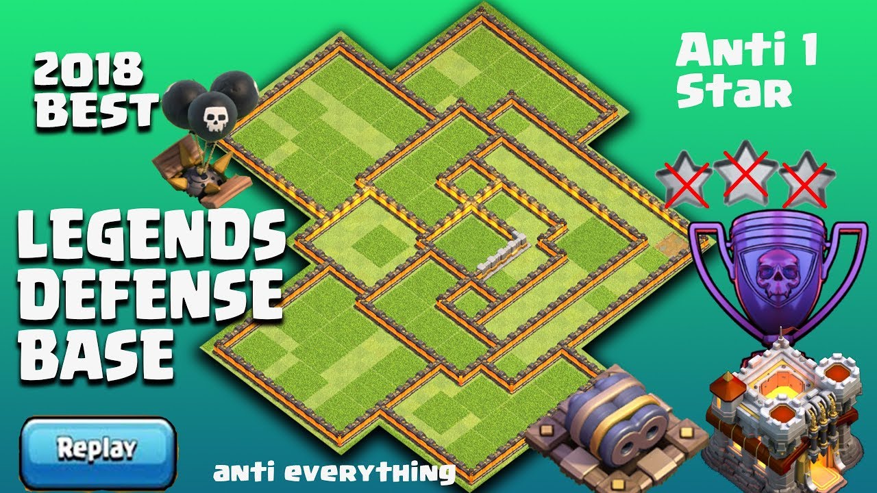 UNBEATABLE TH 11 Defense & Trophy Base 2018 With Reply Proof anti 0 star | anti 1 star| anti lava