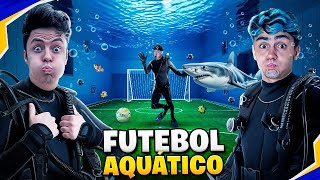 FIZ UM CAMPO DE FUTEBOL NA PISCINA DO ENALDINHO!