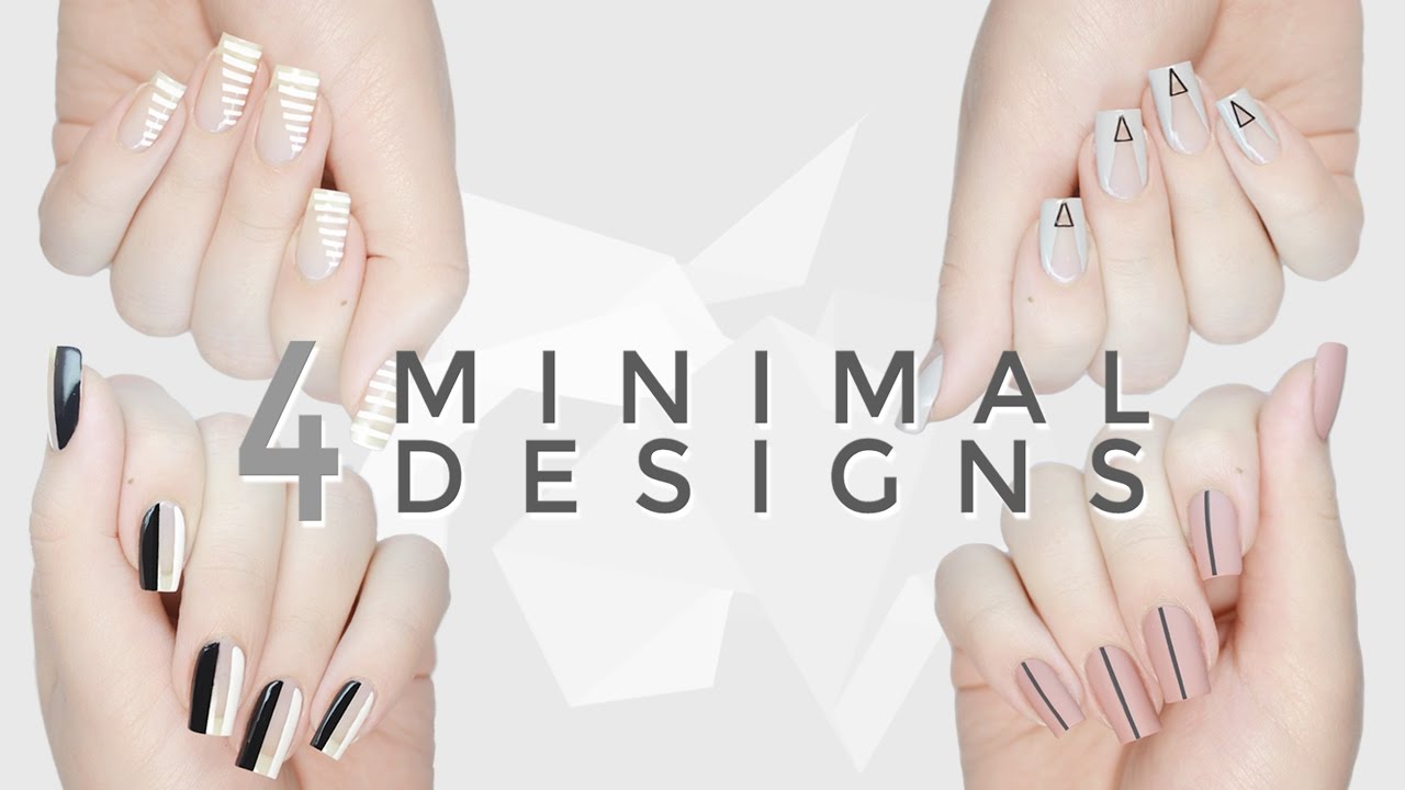 4. Minimalist Nail Designs with a Pop of Color - wide 4