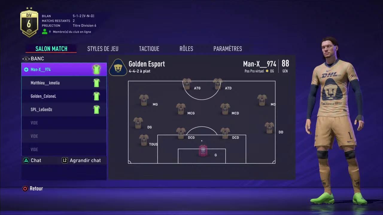 Fifa 21 club pro golden esport Battle royale