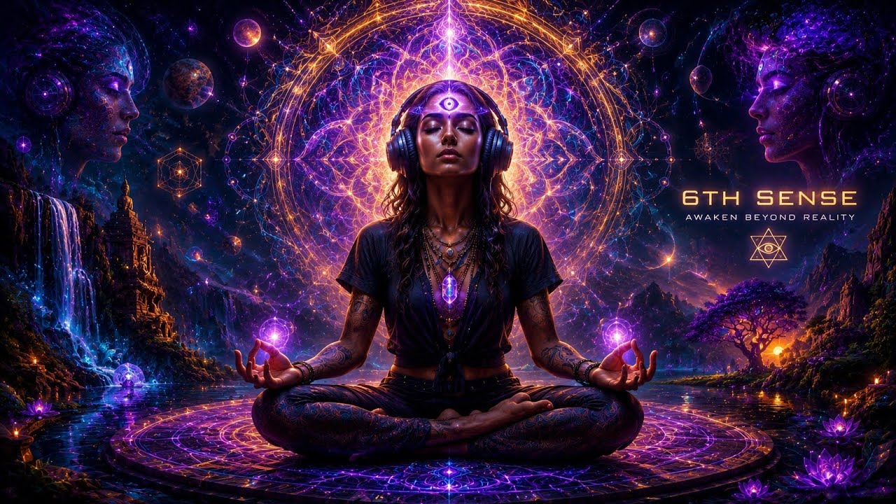 6th Sense Awakening | Psychedelic Meditation Journey | 3D Trance