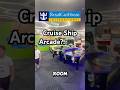 Cruise Ship Arcade?! 🎮🚢 #cruise #royalcaribbean