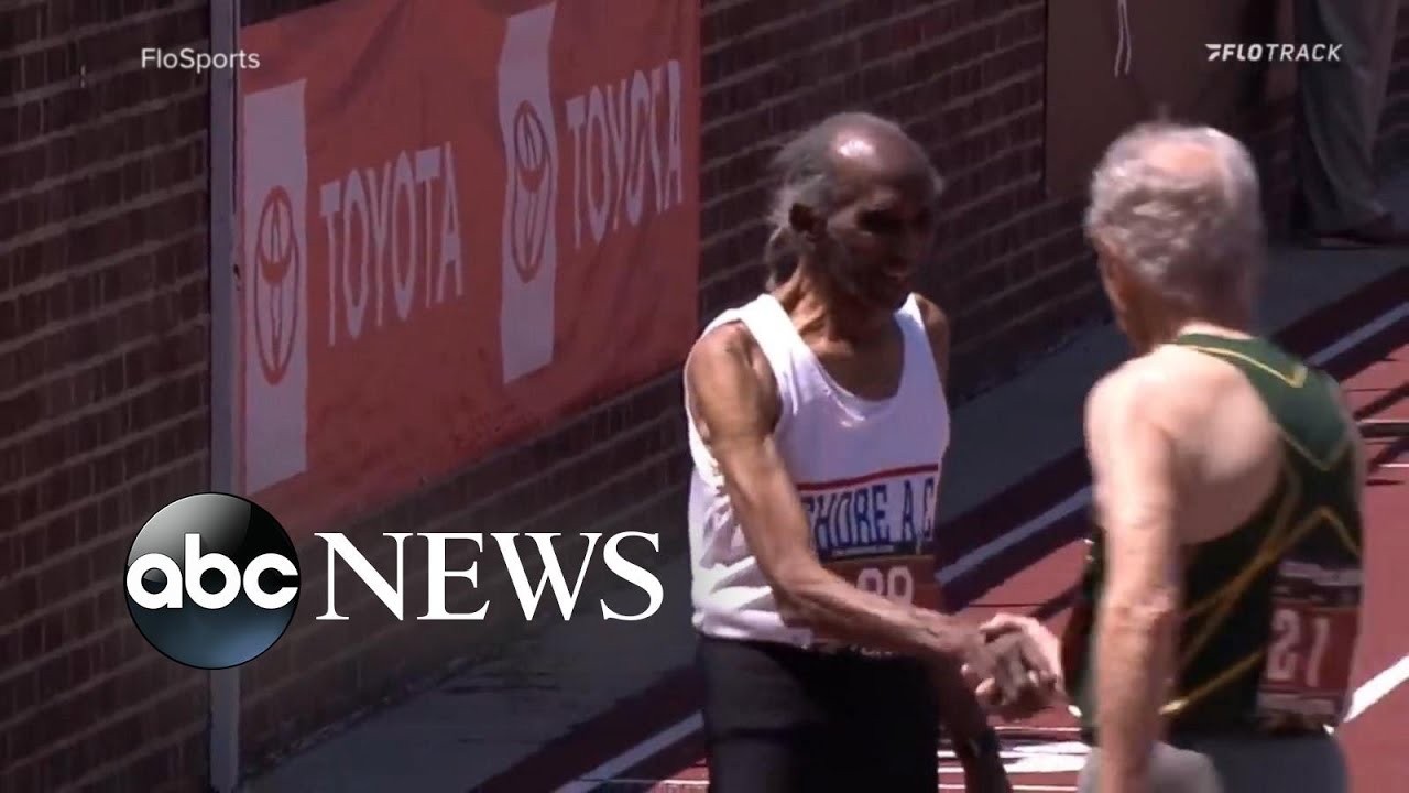 100-year-old man breaks record at Penn Relay